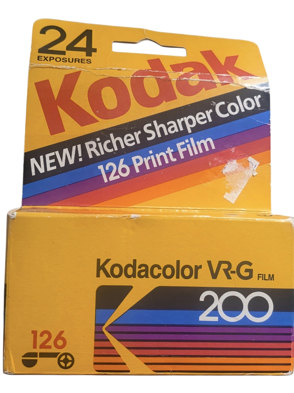Vintage Kodak Kodacolor VR-G 200 126 Print Film - Yellow